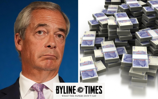 Донор Найджела Фараджа заробляє на платформі, яка просуває пропаганду путіна. Інші інвестори – Пітер Тіль і Ді Венс – Byline Times