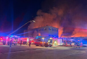 У Чехії горіло підприємство,яке виробляє дрони для України