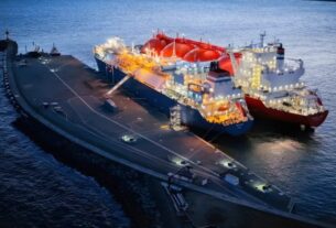 Нафтогаз вперше постачає зріджений газ через німецький термінал у Балтійському морі