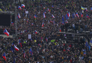 У Чехії відбувся найбільший антиурядовий протест із 2019 року