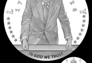 У США представили дизайн золотої монети із зображенням Трампа