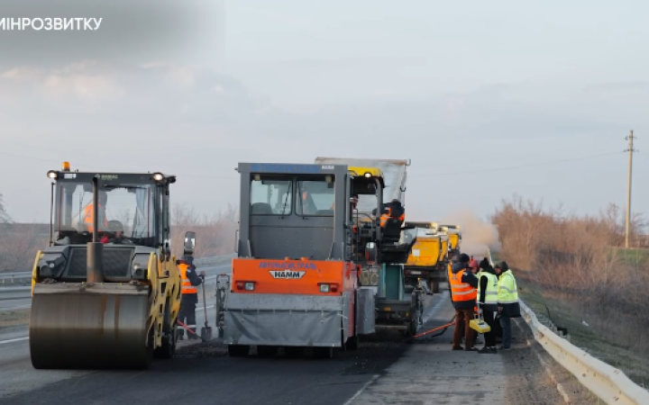 Свириденко: вже виконано близько половину ремонту на трасах міжнародного значення