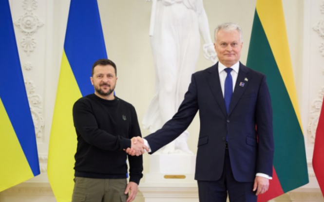 Зеленський і президент Литви обговорили співпрацю в оборонній сфері