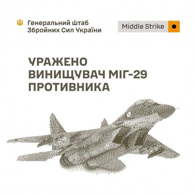 Генштаб підтвердив знищення російських МіГ-29 і Ка-27