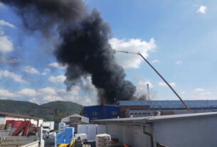 У Словаччині спалахнула пожежа на території заводу з виробництва боєприпасів